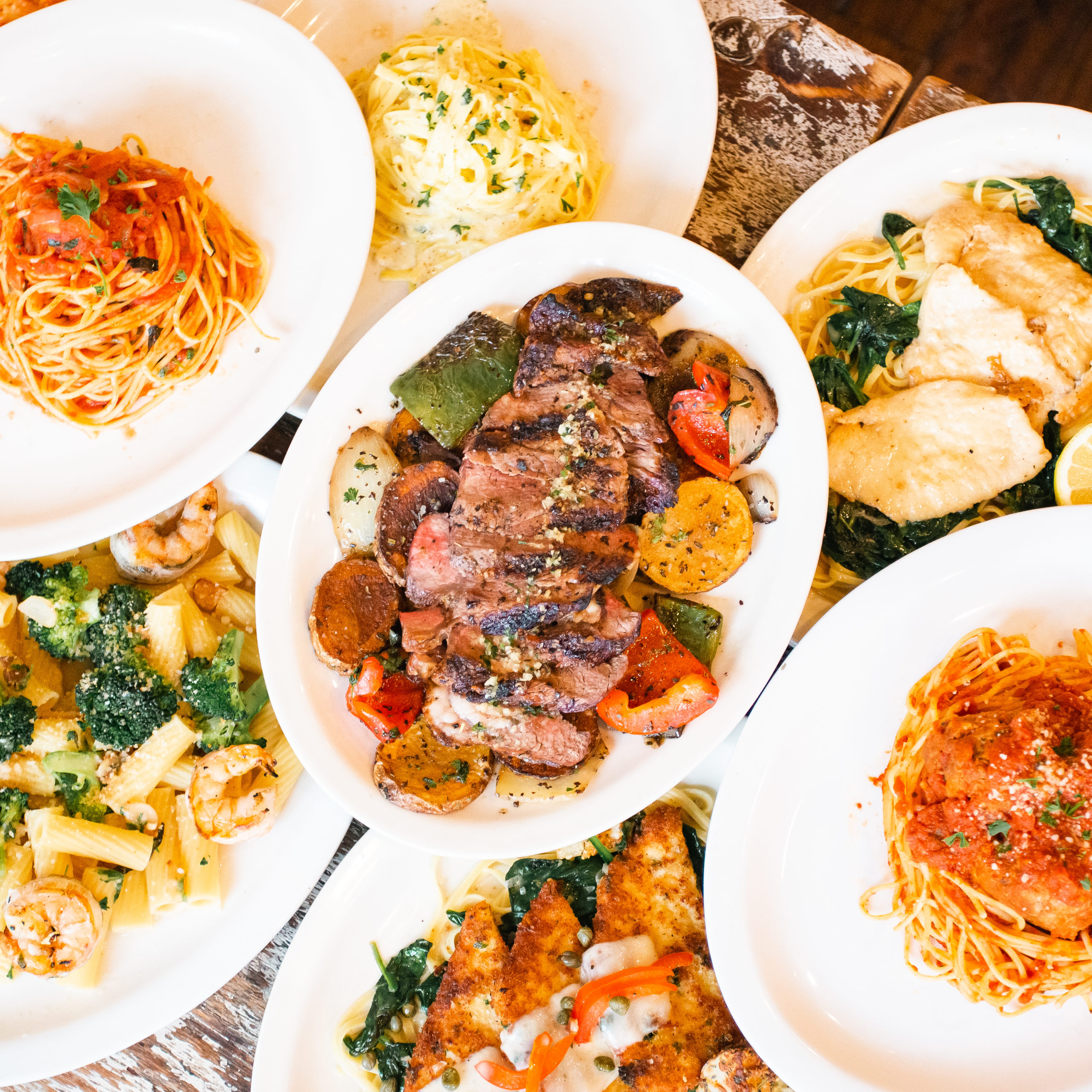 ecb catering menu ridgewood private dining Italian