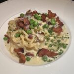 Carbonara catering tray from ECB in Ridgewood, Queens