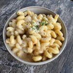Mac & Cheese catering tray from ECB in Ridgewood, Queens